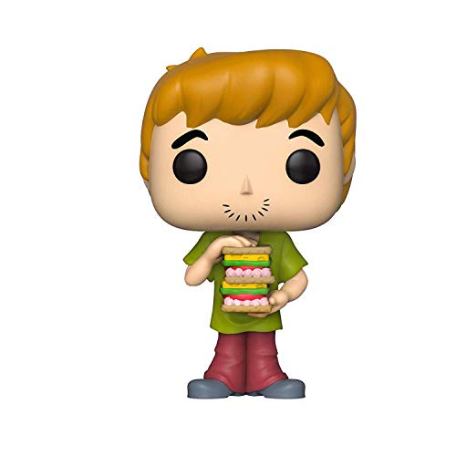 Funko- Pop Figura de Vinilo: Animación: Scooby Doo-Shaggy w/Sandwich Coleccionable, Multicolor (39949)