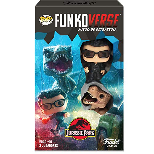 Funko- Pop Funkoverse 101-Expandalone (Spanish) Jurassic Park Board Game, Multicolor (47125)