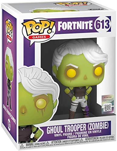 Funko Pop! Games: Fortnite - Figura de vinilo de Ghoul Trooper (Zombie) (relleno con caja protectora de pop)