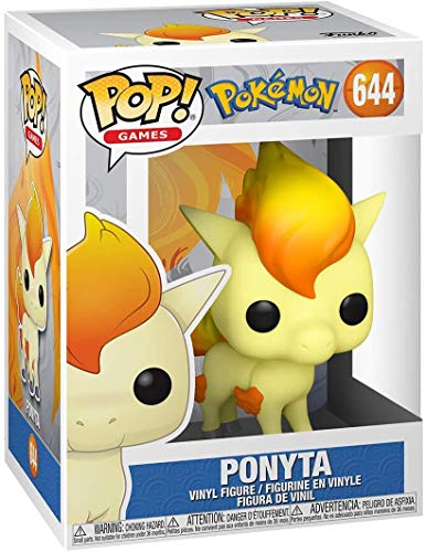 Funko Pop! Games: Pokemon - Figura de vinilo de Ponyta (con funda protectora de caja de pop)