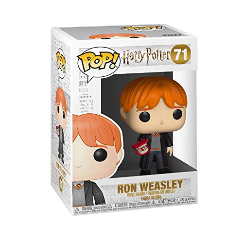 Funko Pop Harry Potter 71 Ron Weasley Vinyl Figure, Multicolor, Talla única (35517)