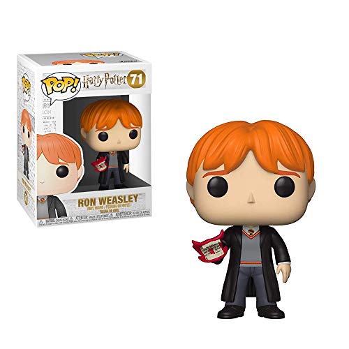 Funko Pop Harry Potter 71 Ron Weasley Vinyl Figure, Multicolor, Talla única (35517)