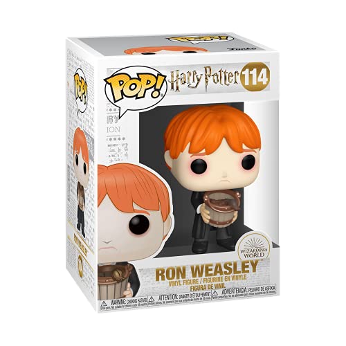 Funko - Pop! Harry Potter: Harry Potter - Ron Puking Slugs w/Bucket Figura Coleccionable, Multicolor (48066)