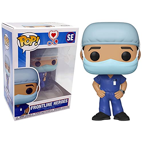 Funko- Pop Heroes Front Line Worker-Male #1 Figura coleccionable, Multicolor (54046)