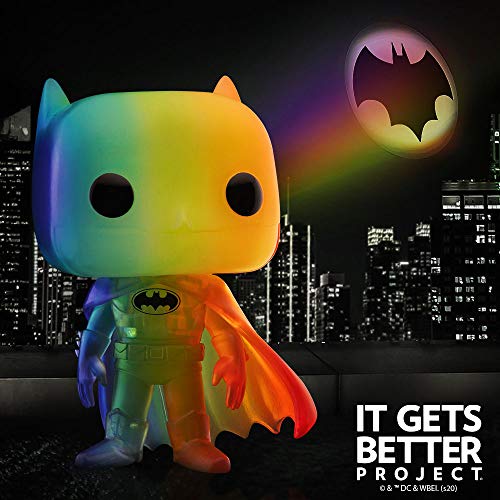 Funko- Pop Heroes: Pride 2020-Batman Batman(RNBW) Figura Coleccionable, Multicolor (49844)