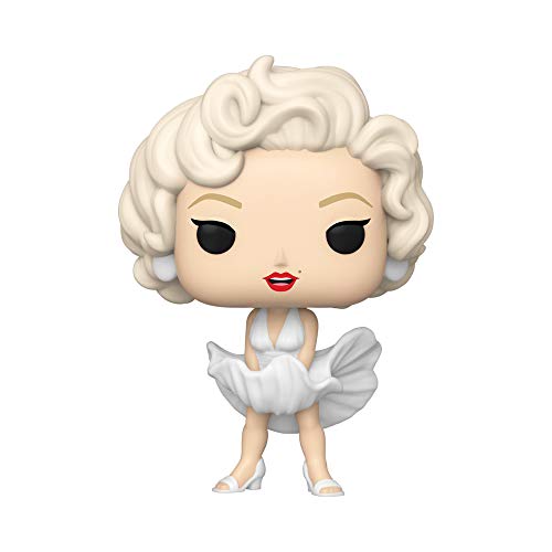 Funko - Pop! Icons: Marilyn Monroe (White Dress) Figura Coleccionable, Multicolor (46771)