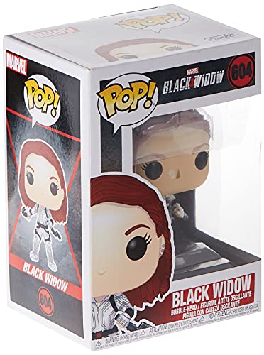 Funko - Pop! Marvel: Black Widow – Black Widow (White Suit) Figura Coleccionable, Multicolor (46681)