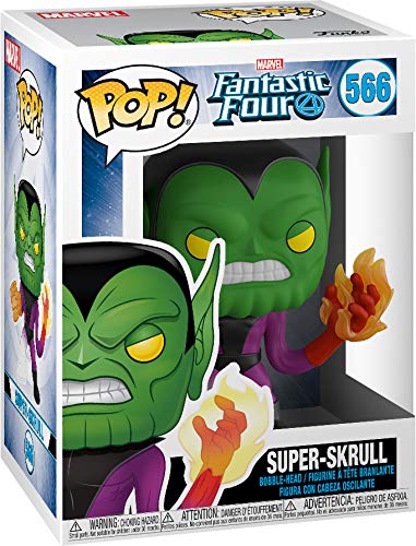 Funko- Pop Marvel: Fantastic Four-Super-Skrull Collectible Toy, Multicolor (44994)