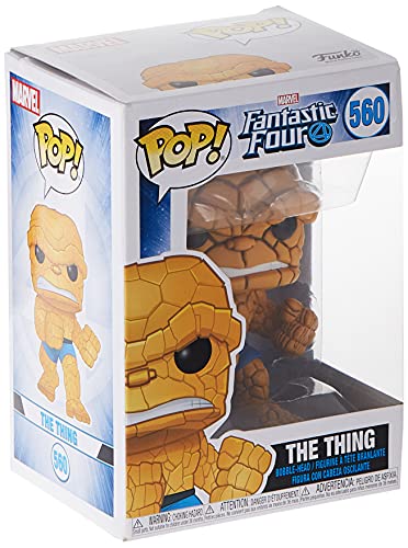 Funko- Pop Marvel: Fantastic Four-The Thing Collectible Toy, Multicolor (44988)