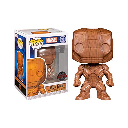 Funko POP! Marvel Iron Man Wood Deco Vinyl Figure - Entertainment Earth Exclusive