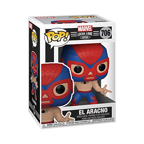 Funko- Pop Marvel Luchadores Spider-Man Juguete coleccionable, Multicolor (53862)