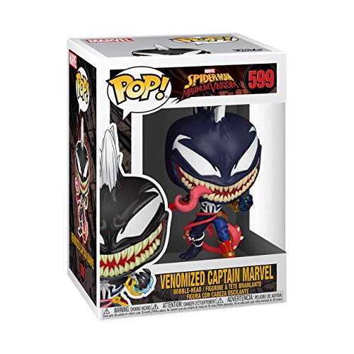 Funko - Pop! Marvel: Max Venom - Captain Marvel Figura Coleccionable, Multicolor (46456)