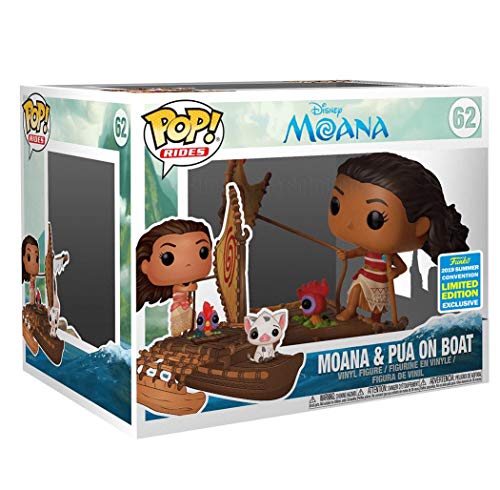 Funko Pop Moana & PUA en el barco 62 Vaiana Figuras 9 cm Disney Limited Edition 1