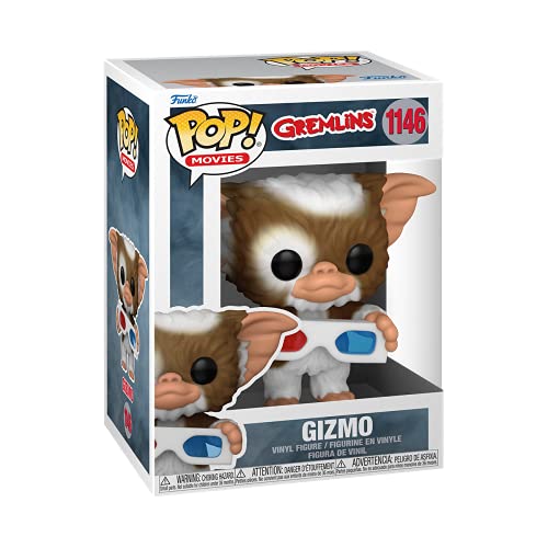 Funko- Pop Movies: Gremlins-Gizmo w/3D Glasses Horror Figura Coleccionable, Multicolor (49888)