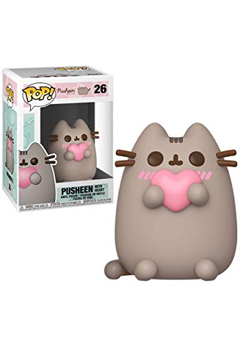 Funko - Pop! Pusheen: Pusheen w/Heart Figura Coleccionable, Multicolor (44529)