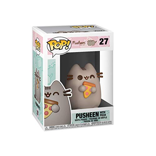 Funko - Pop! Pusheen: Pusheen w/Pizza Figura Coleccionable, Multicolor (44523)