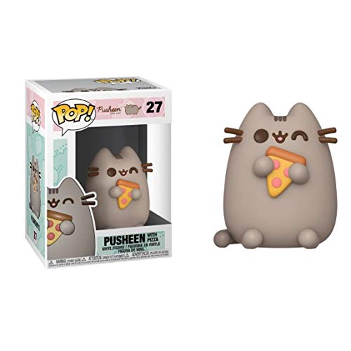 Funko - Pop! Pusheen: Pusheen w/Pizza Figura Coleccionable, Multicolor (44523)