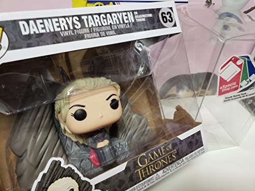 Funko- Pop Rides: Game of Daenerys On Dragonstone Throne Targaryen Figura Coleccionable de Vinilo, Multicolor, Standard (29165)