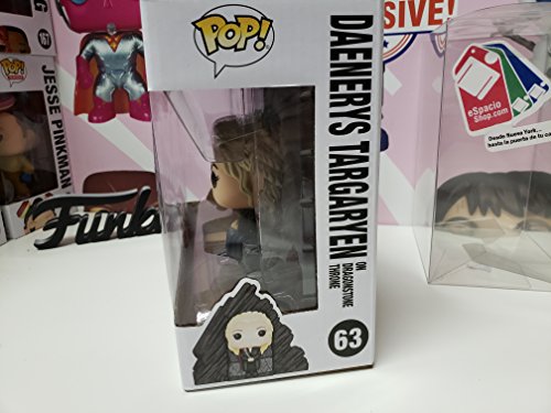 Funko- Pop Rides: Game of Daenerys On Dragonstone Throne Targaryen Figura Coleccionable de Vinilo, Multicolor, Standard (29165)