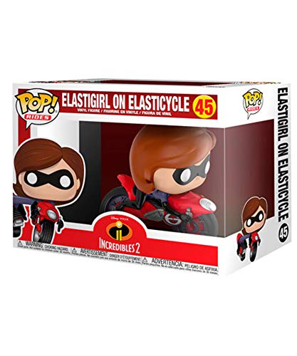 Funko Pop! Rides – Incredibles 2 – Elastigirl on Elasticycle #45 Vinyl Figure 10 cm Released 2018