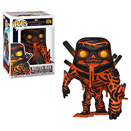 Funko - Pop! Spider-Man Far From Home: Molten Man Figura De Vinil , Multicolor (39209)