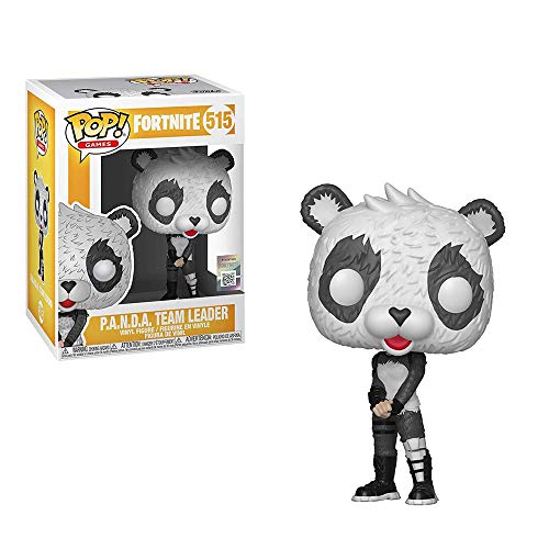 Funko POP Vinilo Games Figura de Fortnite, P.A.N.D.A Team Leader, Multicolor, Talla Única