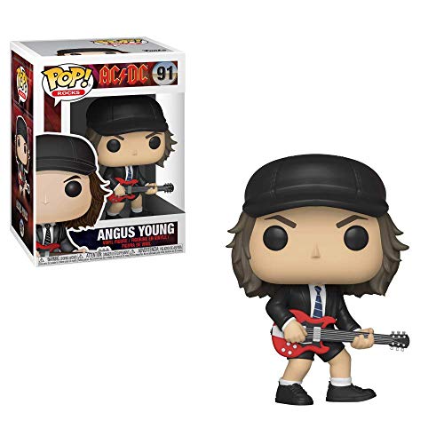 Funko- Pop Vinyl: Rocks: AC/DC: Angus Young w/Chase (Styles May Vary) Figura coleccionable, Multicolor, talla única (36318) , color/modelo surtido