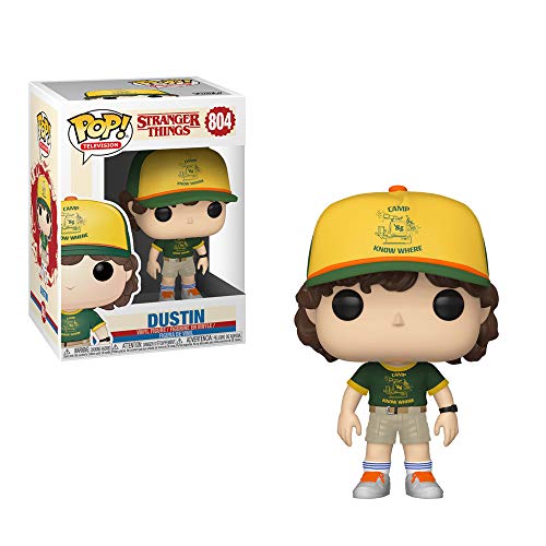 Funko - Pop! Vinyl: Stranger Things - Dustin (At Camp) Figura De Vinil, Multicolor (38532)