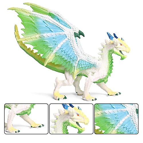 FUNMIX Ice Dragons Toy, Creative Flying Dragon Coleccionable Mini Figura de acción para niños Modelo de Dinosaurio Realista Juguetes de Regalo de cumpleaños para niños