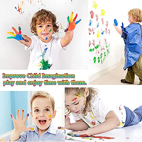 Funny Finger Painting Kit, Finger Painting Kit,Finger Painting Kit Finger Drawing,Finger Painting for Toddlers (12 colors-With Finger Painting Book)