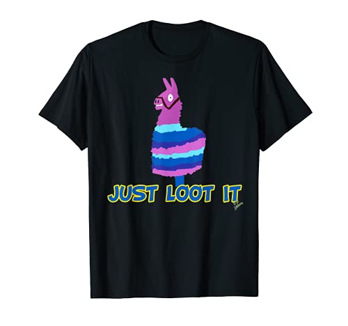 funny llama outfit gamer outfit just loot it Camiseta