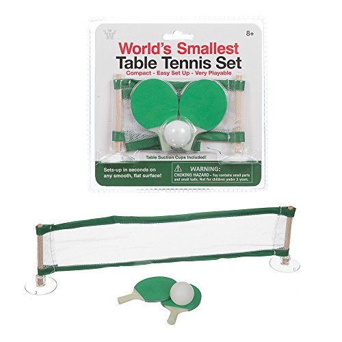 Funtime PL7810 - Tenis de Mesa más pequeño del Mundo, Color Verde