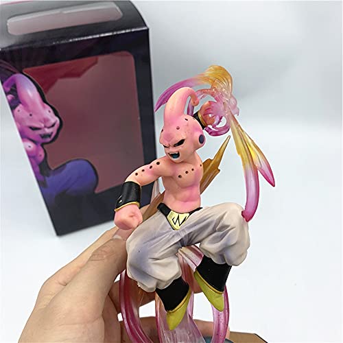 FUXIANG 18cm Anime Dragon Ball Figura Dibujos Animados Majin Buu CLORURO DE POLIVINILO Modelo de acción Estatua Estatuilla Muñeca Juguetes Regalo (en Caja)