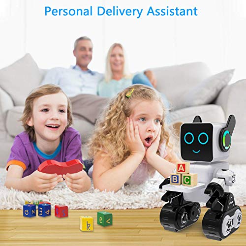 FVAL Inteligente RC Robot Juguete, Robot de Juguete, Juguete de Regalo para Niños Smart Bots Remote Control RC Robotics Toys Robots Teledirigido Adecuado Cyber Monday