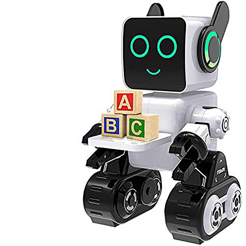 FVAL Inteligente RC Robot Juguete, Robot de Juguete, Juguete de Regalo para Niños Smart Bots Remote Control RC Robotics Toys Robots Teledirigido Adecuado Cyber Monday