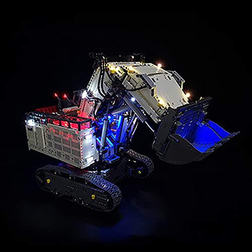 FYHCY Juego de iluminación LED para Lego 42100 Technic Liebherr Bagger R 9800, Juego de Luces de iluminación para Lego Technic Liebherr Bagger R 9800 (Modelo Lego no Incluido) Upgrade