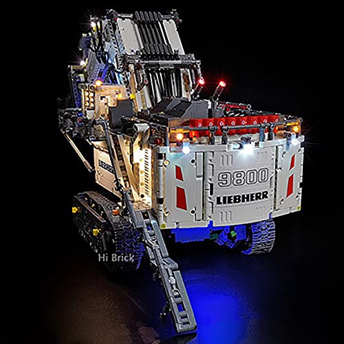 FYHCY Juego de iluminación LED para Lego 42100 Technic Liebherr Bagger R 9800, Juego de Luces de iluminación para Lego Technic Liebherr Bagger R 9800 (Modelo Lego no Incluido) Upgrade