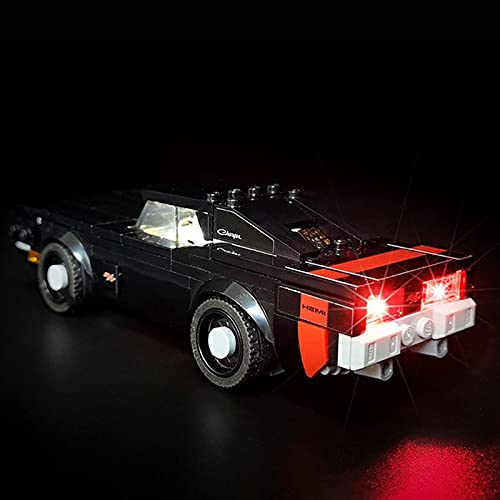 FYHCY Juego de Luces LED para Lego 75893 Speed Champions 2018 Dodge Challenger, Juego de Luces Compatible con Lego 75893 (Modelo no Incluido)