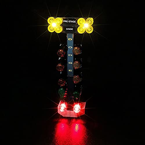 FYHCY Juego de Luces LED para Lego 75893 Speed Champions 2018 Dodge Challenger, Juego de Luces Compatible con Lego 75893 (Modelo no Incluido)