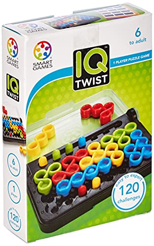 Games-SG488 Smart Games IQ Twist, Multicolor (TGO-032)