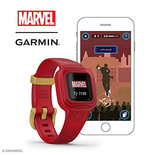 Garmin vivofit jr. 3 - Monitor de actividad para niños, Iron Man