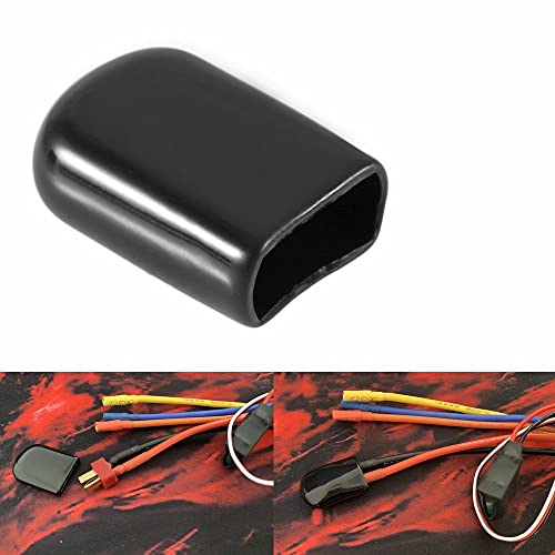 GEBAN 20 50pcs XT60 Enchufe Terminal De Goma Aislado Negro Cubierta Protectora Casas De Tapas Adecuadas Piezas UAV (Color : 20pcs)