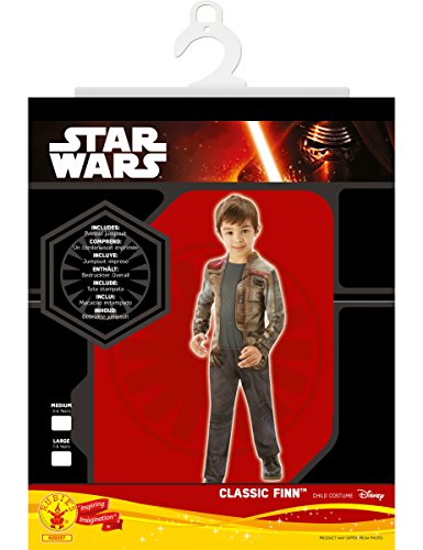 Generique - Disfraz clásico Finn niño Star Wars VII - 5 a 6 años (105 a 116 cm)