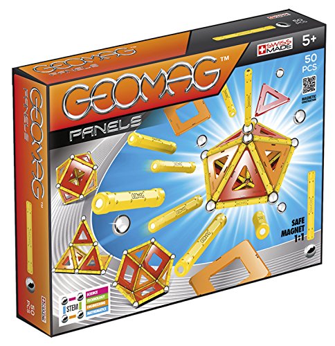 Geomag Classic Panels Juego de Construcción Educativo, 50 piezas (461), Multicolor