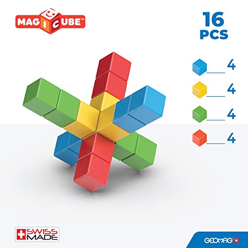 Geomag- Construcción Magnéticos, Color Amarillo, Rojo, Azul, Verde (1)