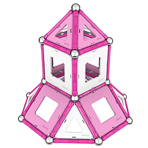 Geomag Pink Construcciones magnéticas y juegos educativos, 104 Pizas (344), Multicolor