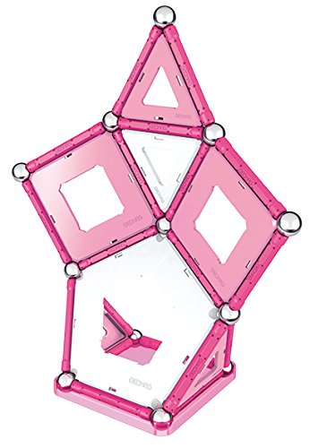 Geomag Pink Construcciones magnéticas y juegos educativos, 104 Pizas (344), Multicolor