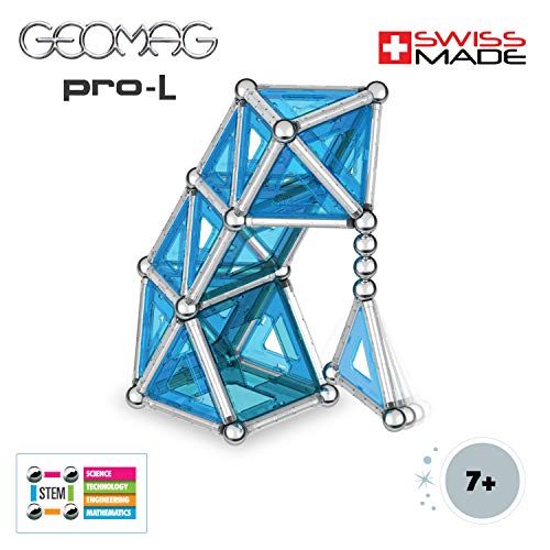 Geomag Pro-L Construcciones magnéticas y juegos educativos, 110 Piezas (24), Multicolor