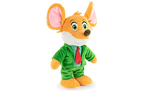 Geronimo Stilton -Peluches de Geronimo Stilton y Tea Stilton - Calidad Super Soft (28cm, Geronimo Stilton)