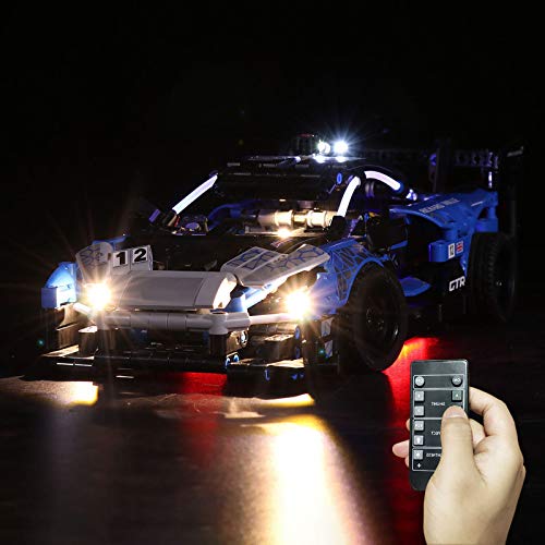 Gettesy Juego de iluminación LED para Lego Technic McLaren Senna GTR 42123, compatible con Lego 42123 (no incluye el modelo)